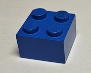 Lego 3003 klocek 2x2 niebieski - 5 sztuk !