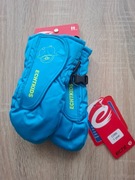 RĘKAWICZKI NARCIARSKIE Z Jednym Palcem ZIMOWE, Grube Ortalion 2 lata