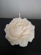 * Świeca sojowa bezzapachowa - Kwiat Piwonia Peonia * 3,5 x 8 cm *