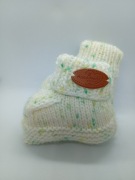 Buciki niemowlęce niechodki szydełkowe Handmade