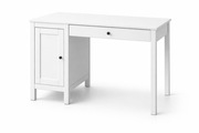 Biurko IKEA Hemnes drewno lite biała bejca, 120x55 cm
