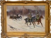 Jerzy Kossak 100% oryginał Prowenencja zakupu