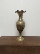 Duży Masywny Wazon z Mosiądzu