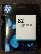 Tusz HP 82 oryginał 69 ml żółty yellow
