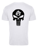 Koszulka z nadrukiem "Punisher z anarchią"... biała, nowa