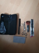 Zestaw fryzjerski nożyczki degażówki