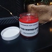 Świąteczna Świeczka Zapachowa Sojowa Handmade Rękodzieło