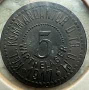 5 Pf Biedrusko Warthelager 1917