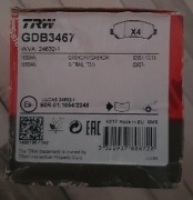 Klocki hamulcowe TRW  