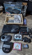 Sega Mega CD2 + Mega Drive 2+ Master System + akcesoria