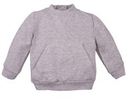 EEVI - BLUZA KANGURKA SIMPLY COMFY SZARY 80