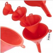 ZESTAW LEJKÓW 4w1 DO PALIWA OLEJU WODY KUCHNI 4szt LEJKI UNIWERSALNE LEJEK