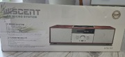WISCENT Vintage Micro HiFi Systems, odtwarzacz CD BT w stylu Vintage