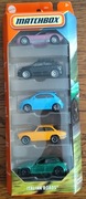 MATCHBOX 5 PACK ITALIAN ROADS LAMBORGHINI FIAT 500 ALFA ROMEO NOWY 2025