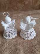 ANIOŁKI SZYDEŁKOWE RĘCZNIE ROBIONE 2 szt (12)