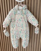 Ciepły Kombinezon zimowy dziecięcy niemowlęcy rozm. 74.