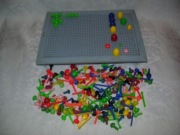 KREATYWNA UKŁADANKA - KOLOROWE PINESKI