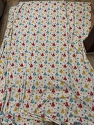 Prześcieradło kolorowe wzory białe