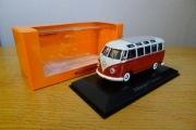 Volkswagen T1 Samba Bus 1963r Grey/red Minichamps 1:43 Stan Idealny