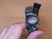 Zegarek elektroniczny cyfrowy LCD Prince Sports zegarek moro wojskowy