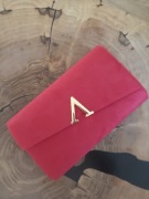 Nowa torebka czerwona welurowa