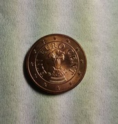 Portugal, 1 Euro Cent, 2012 rok