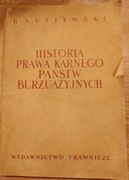 Utiewski Historia prawa karnego państw burżuazyjnych