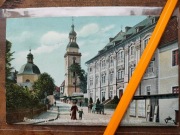 Cieplice Jelenia Góra kościół ulica basen długi dom Dr Trenkler 1906