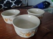 Miseczki/dipówki PRL Pruszków. 3 sztuki. Lata 60-te.Stan!