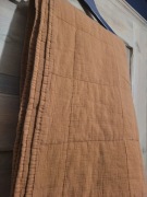 Ib laursen Narzuta koniak 130cm x 180cm vintage cotton