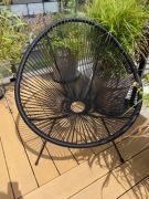 Krzesło ubberup jysk czarne 