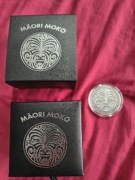 MAORI MOKO Art Ruthenium 1 Oz Ag 999 Srebrna moneta Tokelau 2017
