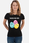 Koszulka damska na Wielkanoc "Świąteczne Jaja" Różne Kolory