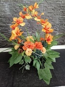 Wiązanka stroik na cmentarz nagrobna wszystkich świętych 