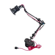 Lampka styl steampunk industrial z części samochodowych rękodzieło