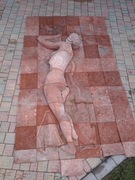 Na sprzedaż płaskorzeźba wykonana z gliny .