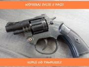 zabawkowy rewolwer plastikowy