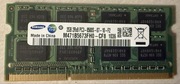 4GB=2x2GB DDR3 SODIM Samsung PC3-1066 MHz CL7