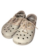 Crocs Brązowe Skórzane Buty Unisex rozmiar M6 / W8 39 / 39.5