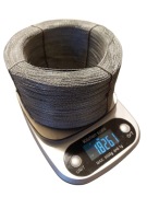 Drut do plombowania dwużyłowy ocynk DUŻA ROLKA 1,8kg