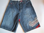 Szorty Southpole Vintage Y2k Baggy Retro Hiphop Spodenki Jorty 36