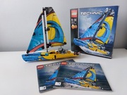 Jacht wyścigowy / Katamaran LEGO Technic 42074 klocki stan BDB 2w1