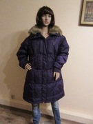 ULLA POPKEN fioletowa damska kurtka ocieplana z kapturem _ 46/48