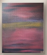 "Witnessing of the longing" autorski obraz akrylowy z sygnaturą i cert.