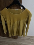 Bluzka sweter M/L musztarda