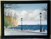 Promenada 30X40 na płótnie Namalowany ręcznie Oferuje autor Jerzy Okoń