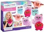 Prezent Dla Dziewczynki DO TWORZENIA BRELOCZKÓW MAKE IT REAL Puchate Kotki