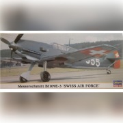 Hasegawa 00672 Messerschmitt Bf109E-3 SWISS A. F.
