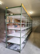 używany duży solidny regał magazynowy