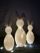 Zajączki do podświetlania 3 szt 